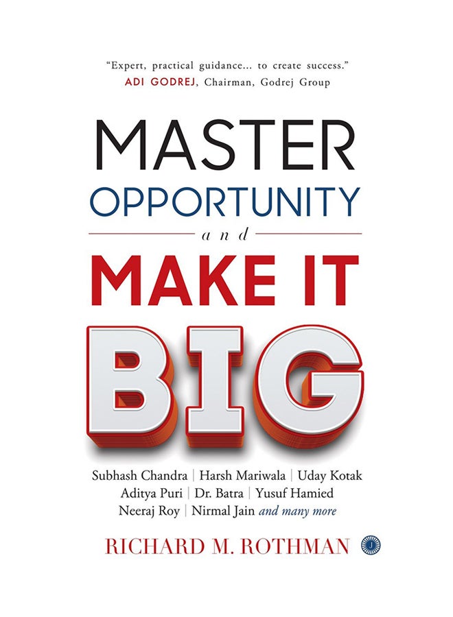 Master Opportunity And Make It Big Paperback English by Richard M. Rothman - 42746 