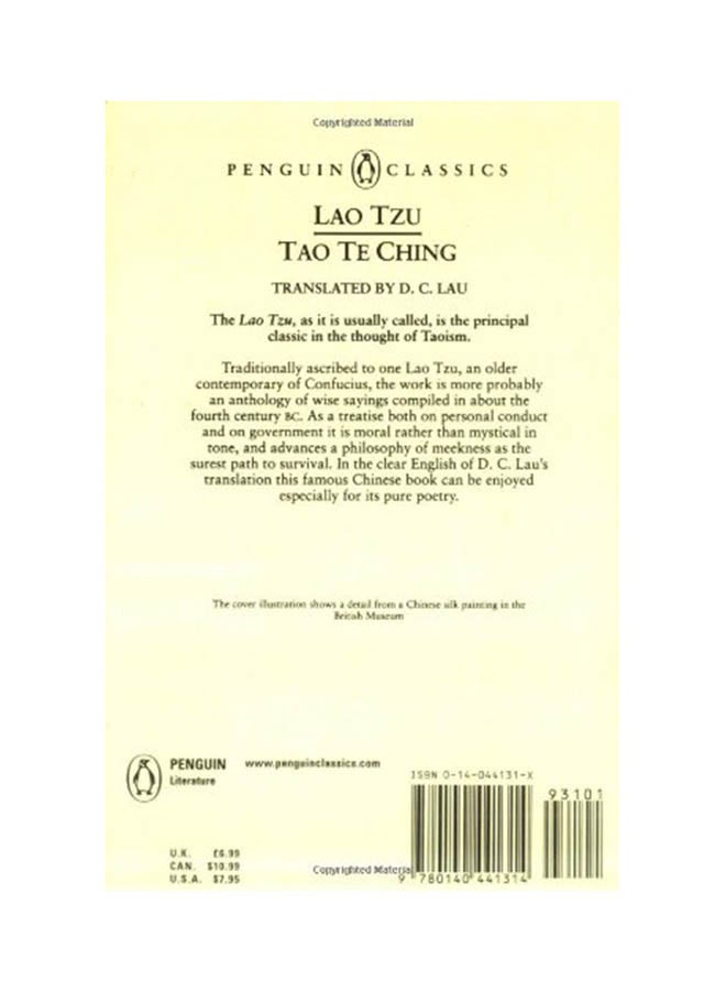 Tao Te Ching Paperback English by Lao Tzu - 36551