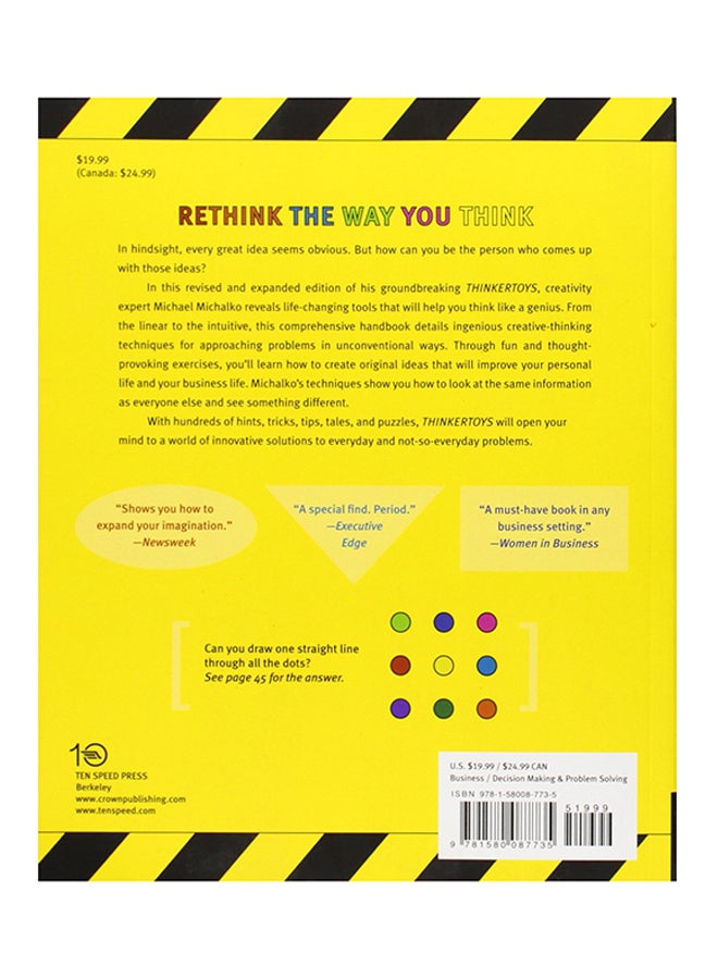 Thinkertoys printed_book_paperback english - 6-Aug-08  - Image 2