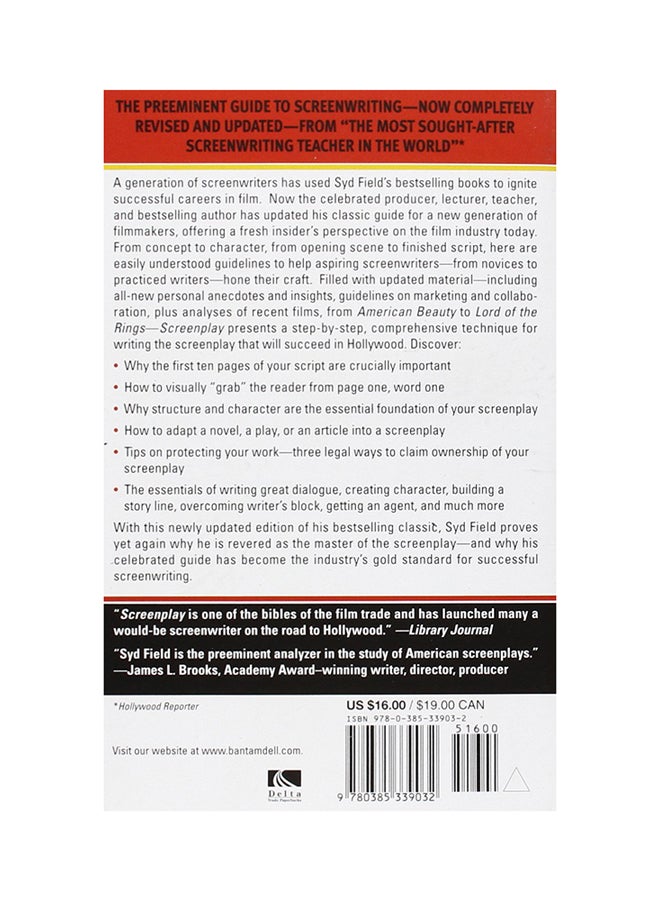 Screenplay Paperback English by Syd Field - 38685 - Image 2