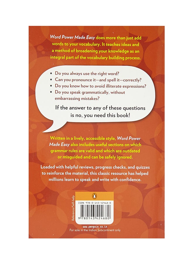 Word Power Made Easy Paperback English by Norman Lewis - 42078  - Image 2