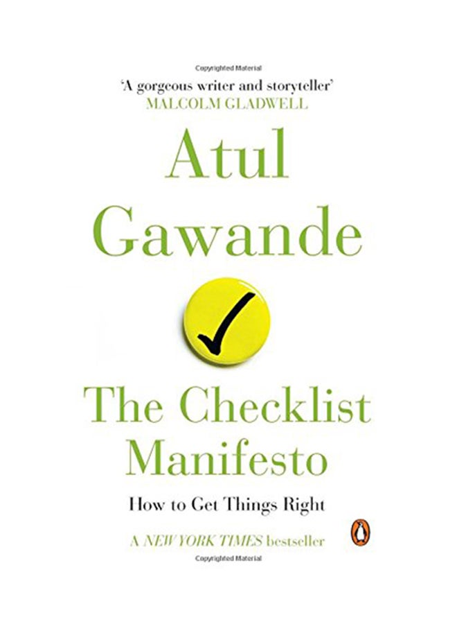 null - The Checklist Manifesto: How To Get Things Right Paperback English by Atul Gawande - 40634 - Image 1