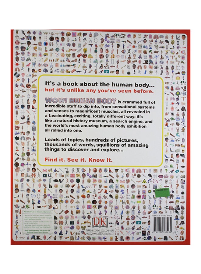 Wow! Human Body: Lots Of Amazing Things About The Human Body printed_book_paperback english - Jan-10  - Image 2