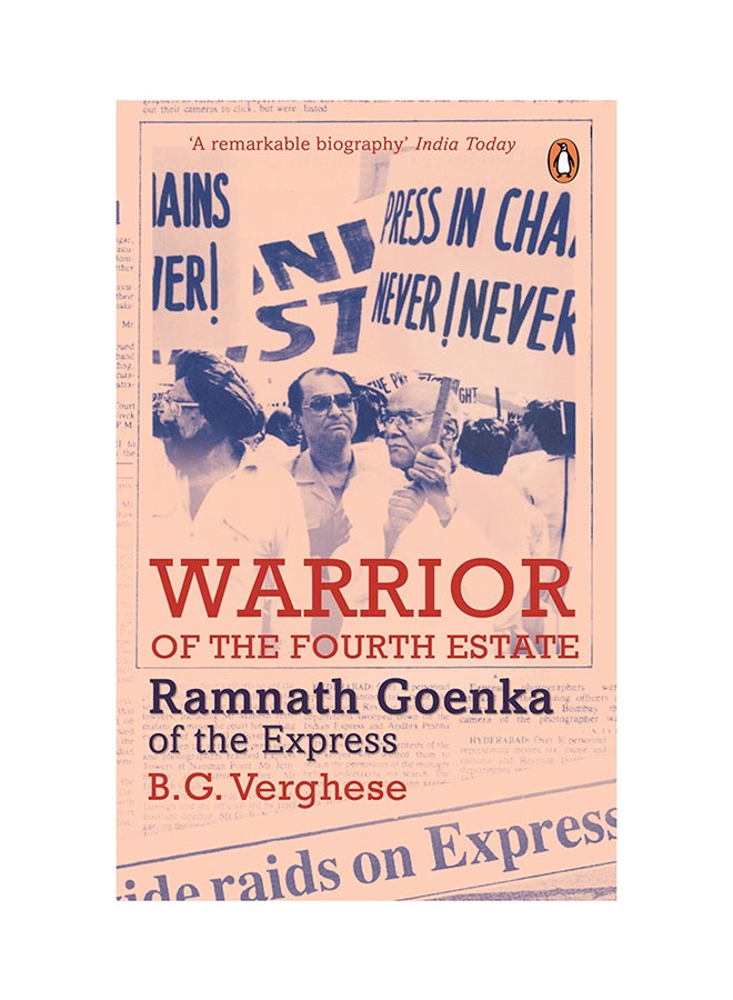 Warrior Of The Fourth Estate - Paperback English by B.G. Verghese 