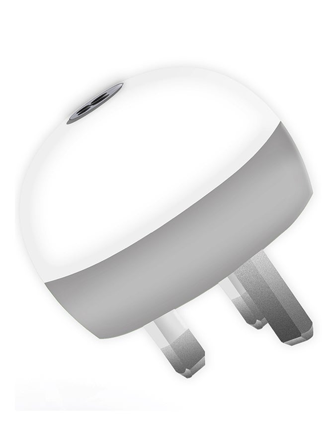 PROMATE Dual USB Port With Touch Sensitive Night Light White - Image 1