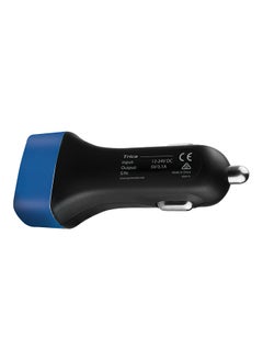 PROMATE Ultra-Fast Universal Car Charger With 3 USB Ports Blue  - Image 3