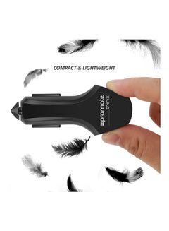 PROMATE Trinix Quick Charge 3.0 USB Car Charger With Type-C For Mobile Phones And Tablets Black  - Image 2