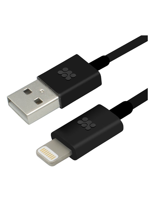 بروميت كابل Lightning إلى USB للشحن والمزامنة لهاتف آيفون 7 و7 بلس و6s و6s بلس وآي باد وآي بود أسود - Image 2
