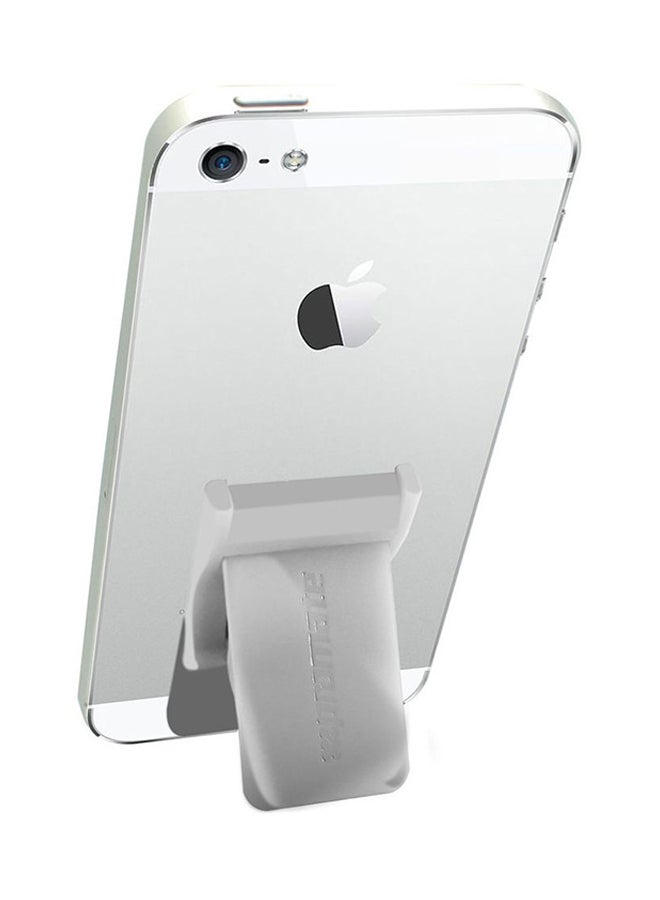 بروميت مسند وحلقة إصبع لحمل الهاتف جريب ميت أبيض - Image 1