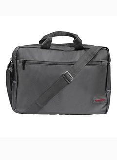 PROMATE Premium Lightweight Messenger Bag for Laptops up to 15.6” with Front Storage Zipper Black  - Image 3