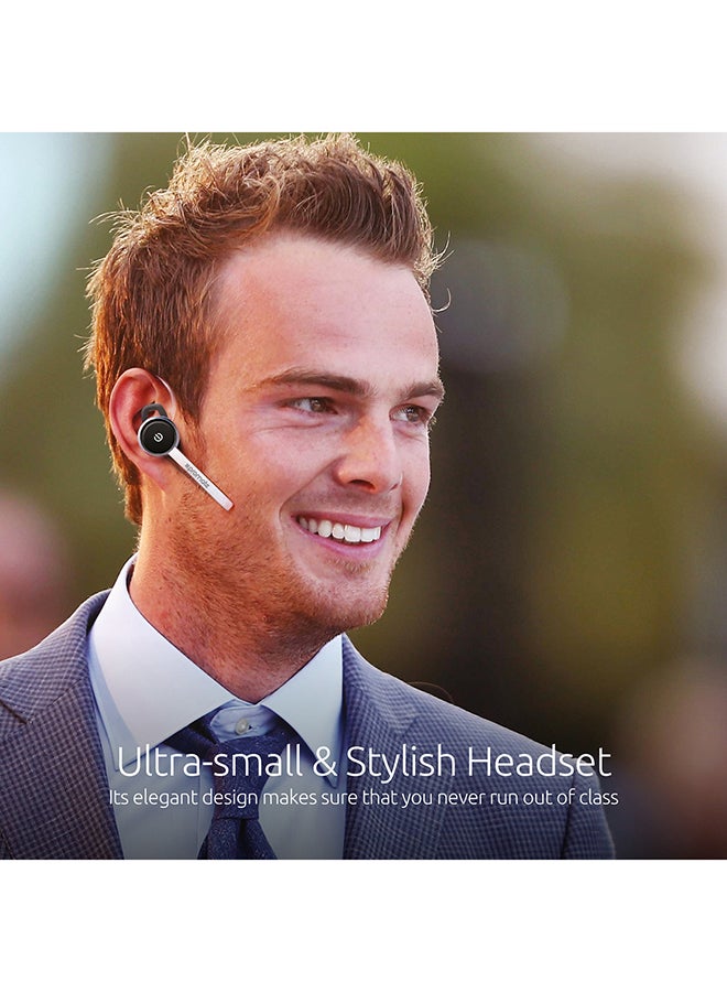 PROMATE Bluetooth Headset - Ultra-Slim - Professional Multi-Point Pairing - Calls And Music Streaming - HD Call Clarity Black - Image 4