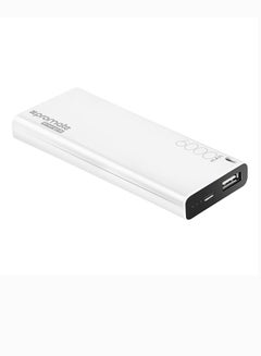 PROMATE 6000.0 mAh Power Bank, High-Capacity Ultra Compact Portable Battery Charger With 2.1A USB Port Charger And Automatic Voltage Regulation For Smartphones, Tablets, MP3, GPS White  - Image 1