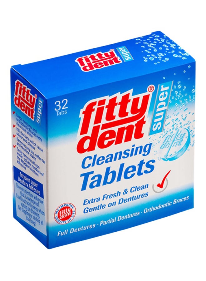 Fittydent 32 Tablets Denture Cleansing 