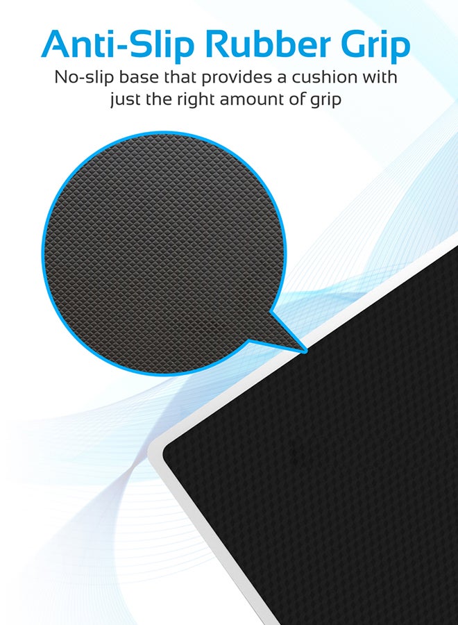 Aluminium Pad With Anti-Skid Rubber Base Silver
