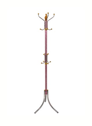 Coat Rack Hanger Display With 8 Hooks Pink 180x12cm - v1517237722/N13173146A_1