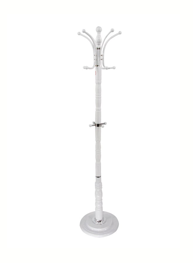 YupFun Standing Coat Rack White 179x12centimeter - Image 1