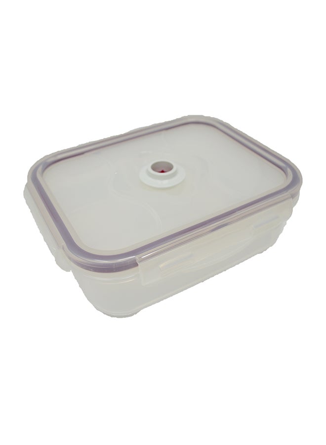 Handheld Vacuum Food Container (650ml) White 19.05x7.11x15.49cm