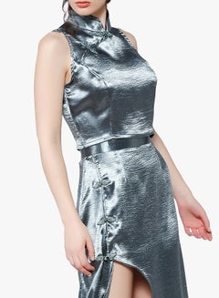 GLAMOROUS Sleeveless Top Blue  - Image 1