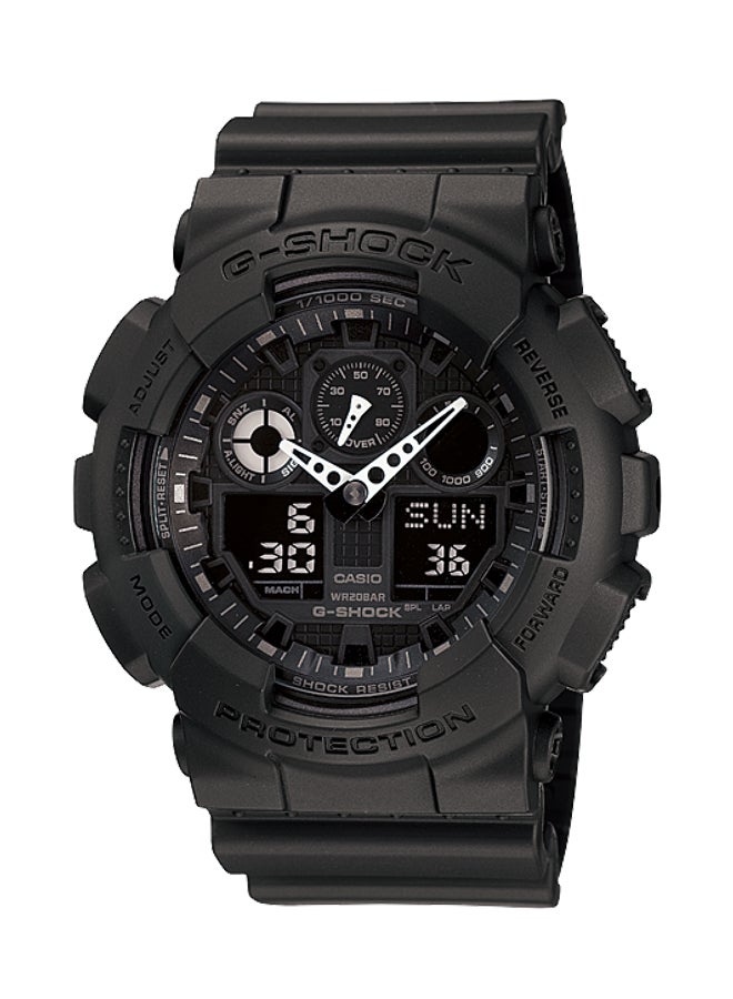 G-SHOCK - Men's Resin Analog/Digital Quartz Watch GA-100-1A1DR - Image 1
