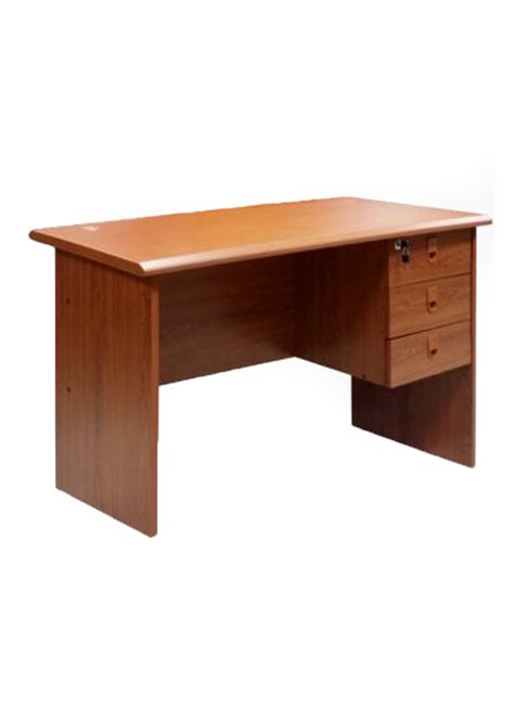 Office Table With 3 Drawers Cherry
