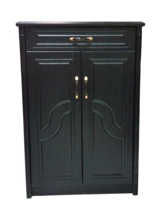 AE 2-Door Shoe Rack Dark Brown - Image 1