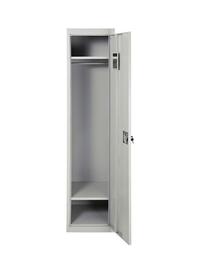 AE - TG1 One Door Metal Locker Grey - Image 1