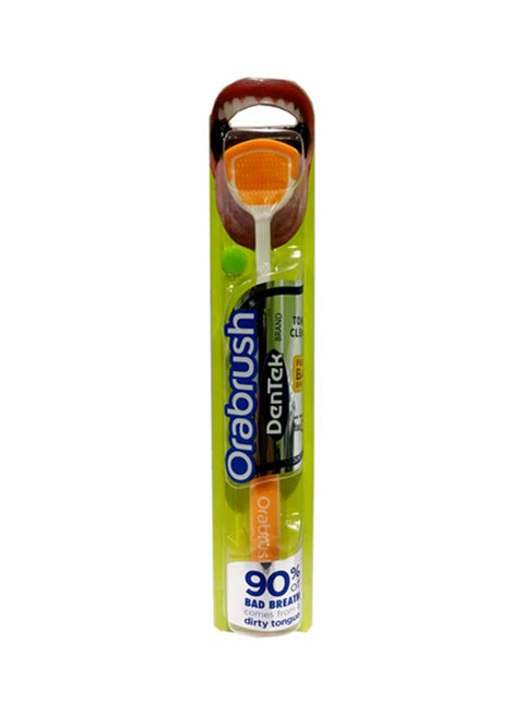 Tongue Cleaner White/Orange