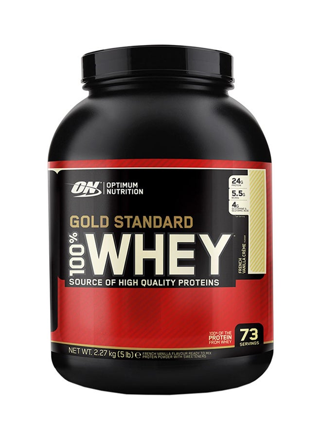 Optimum Nutrition Gold Standard Whey Protein - French Vanilla Cream - 2.27 Kg - Image 1