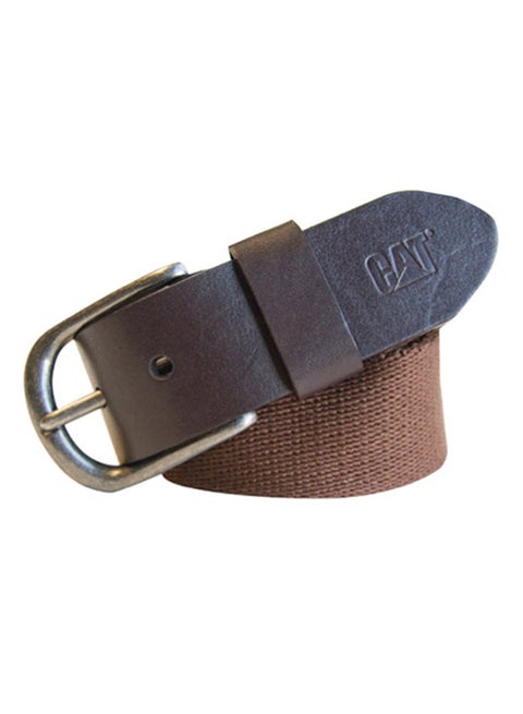 Milltown Canvas Webbing Belt Brown