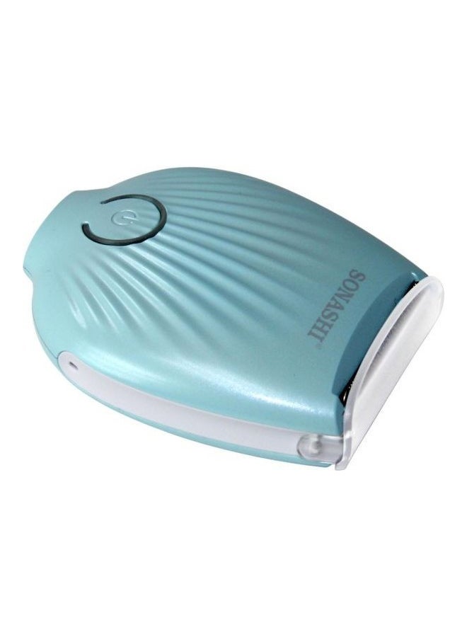 SONASHI Rechargeable Mini Lady Shaver With Sharp Stainless Steel Blade Continuous Working Time of 90 Minutes Portable And Washable Design USB Cord Pouch Cleaning Brush  SLD-815 Sea Green  - Image 1