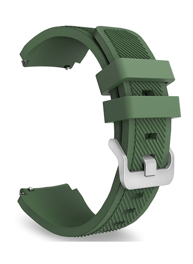 Soft Silicone Replacement Sport Strap Band for Samsung Gear S3 Frontier/S3 Classic Green - Image 1