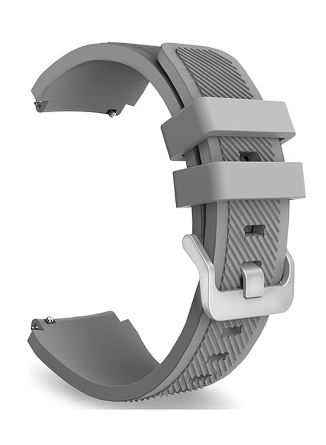 Soft Silicone Replacement Sport Strap Band for Samsung Gear S3 Frontier/S3 Classic Grey  - Image 1