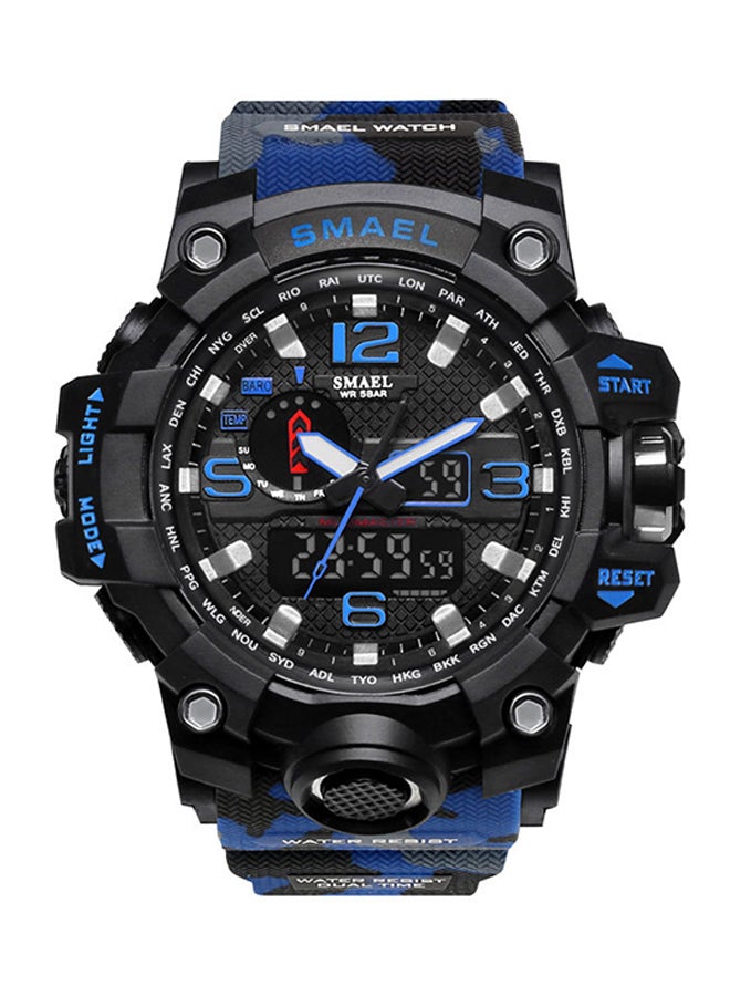 men Mudmaster Carbon Fibre Analog-Digital Watch 1545-BLCM