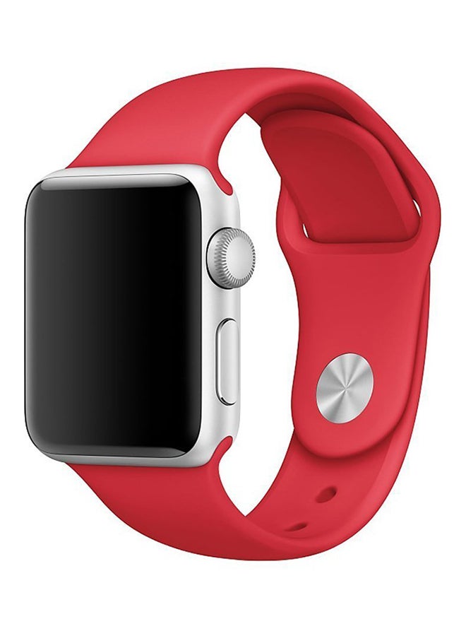 Generic - Silicone Band For Apple Watch 42mm Red - Image 1