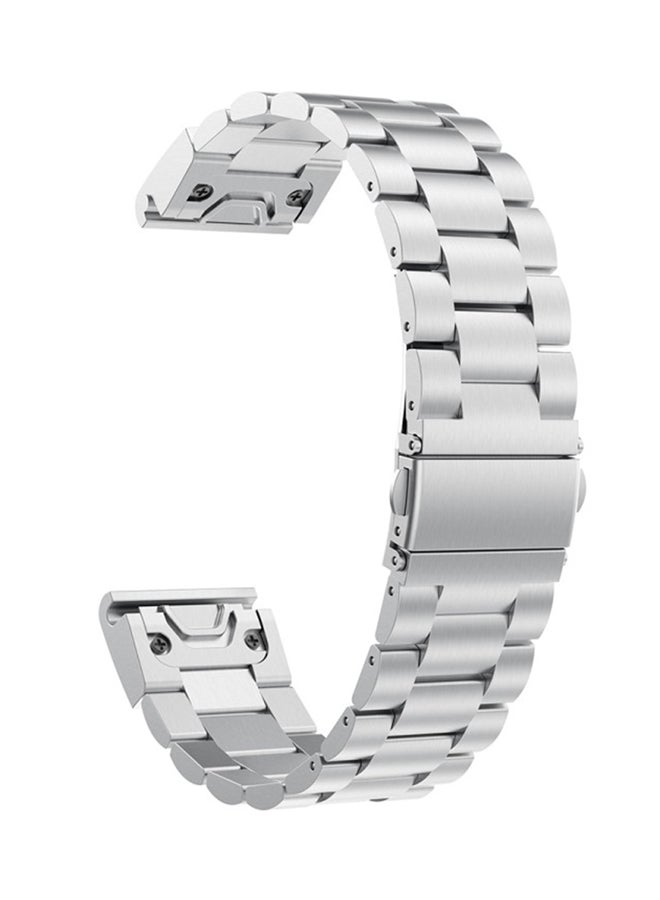 Stainless Steel Band For Garmin Fenix 5 Silver  - Image 1