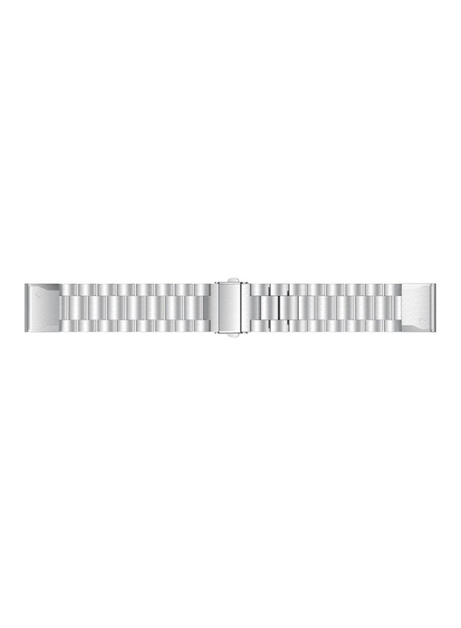 Stainless Steel Band For Garmin Fenix 5 Silver  - Image 3