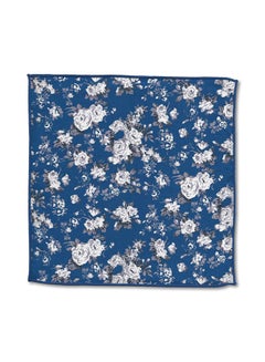 Winter Blues Pocket Square Blue/White