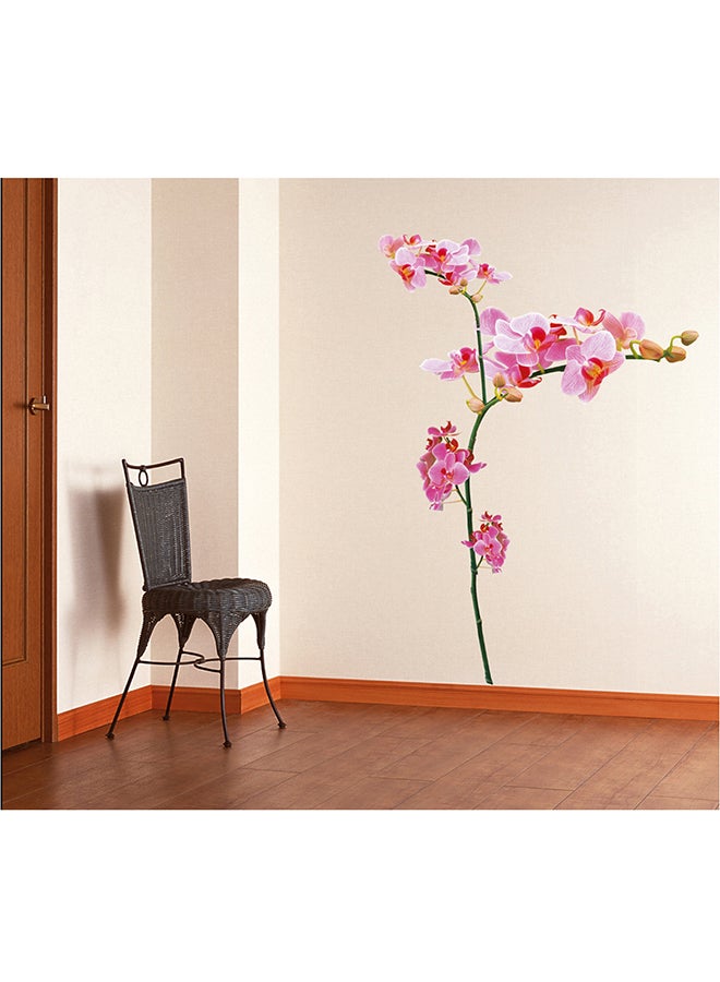 Stickie Art Orchids Wall Stickers Home Decoration Diy Removable Wall Decals For Living Room Bedroom Medium Sta-139 Pink 50x70cm - Image 1