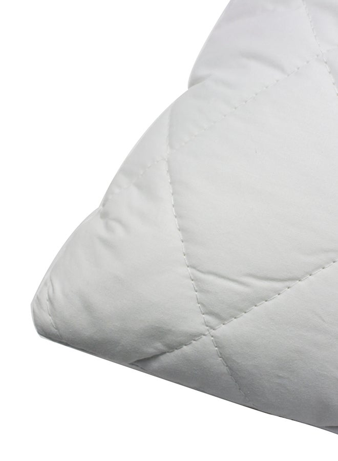 Casa Comfort Diamond Quilted Pillow Cotton White 50x75centimeter - Image 2