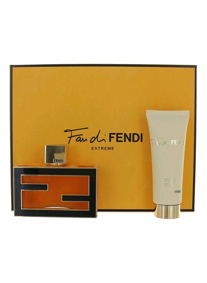 فيندي مجموعة هدايا فيندي إكستريم (EDP 75 ml, Body Lotion 75 ml)  - Image 1