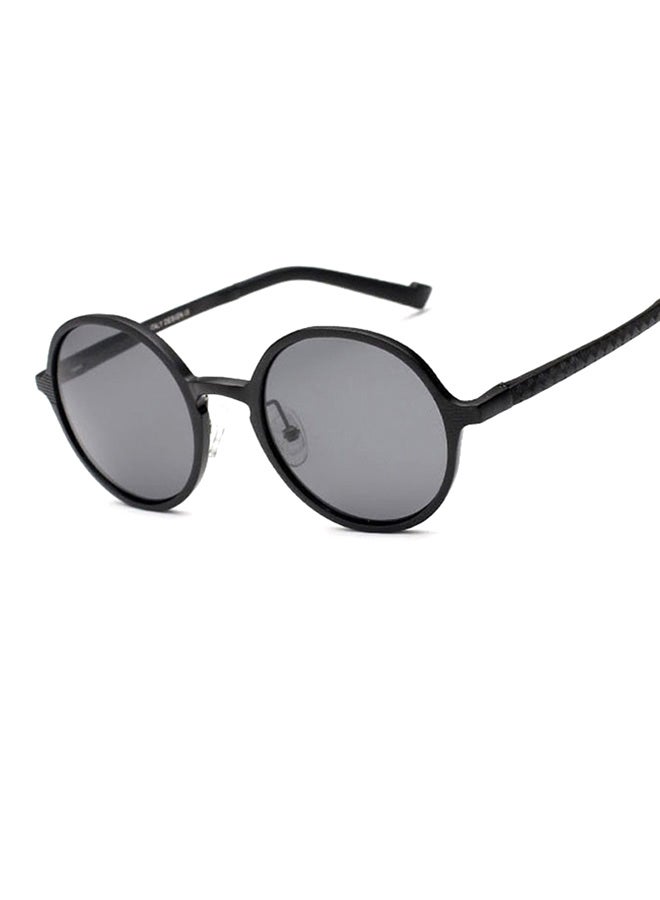 نظارة شمسية بإطار دائري كامل الحواف وعدسات مستقطبة - مقاس 53 مم