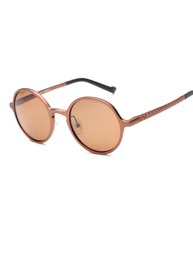 أورون نظارة شمسية بإطار دائري كامل الحواف وعدسات مستقطبة - مقاس 53 مم