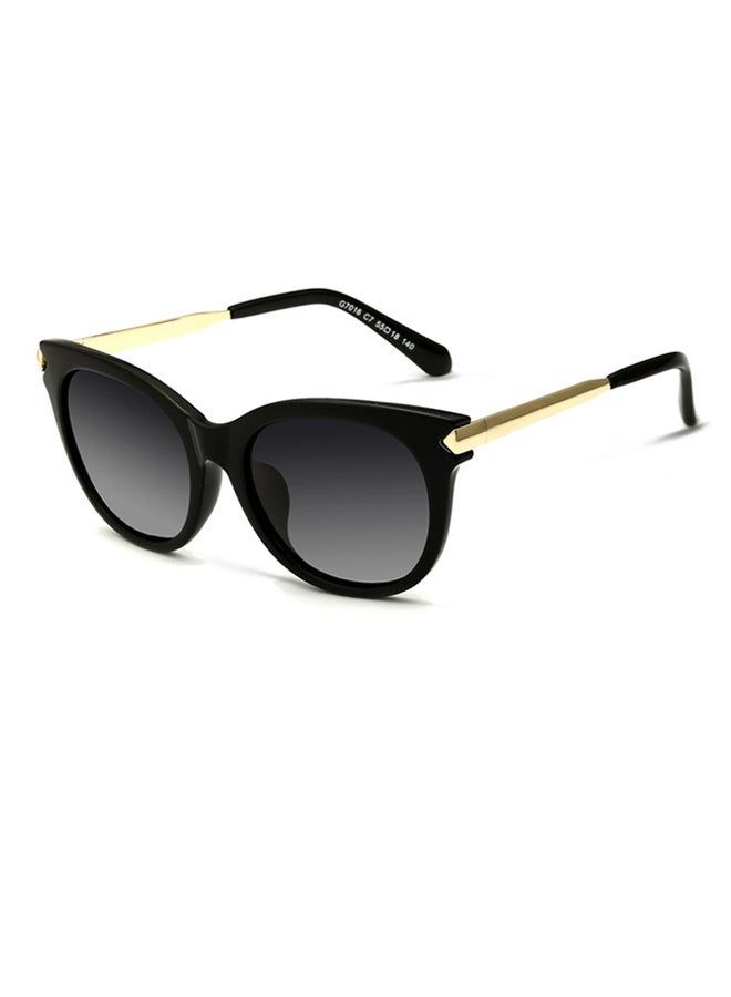 Veithdia Women's Full Rim Polarized Cat Eye Frame Sunglasses - Lens Size: 55 mm