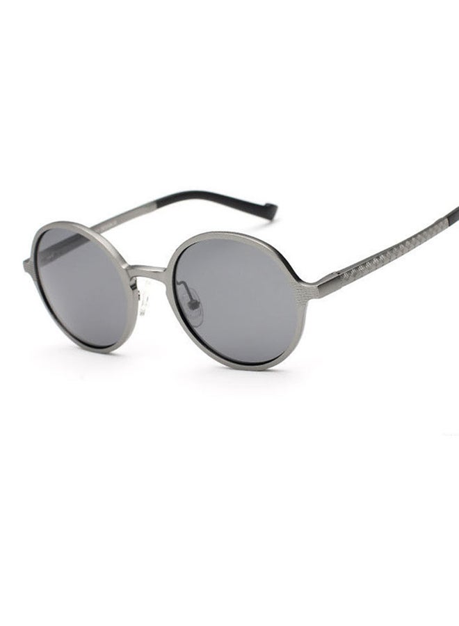 أورون نظارة شمسية بإطار دائري كامل الحواف وعدسات مستقطبة - مقاس 53 مم