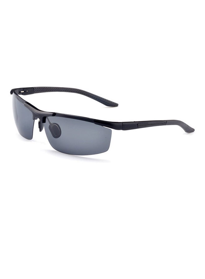 أورون نظارة شمسية بنصف إطار وعدسات مستقطبة وإطار ملتف للرجال