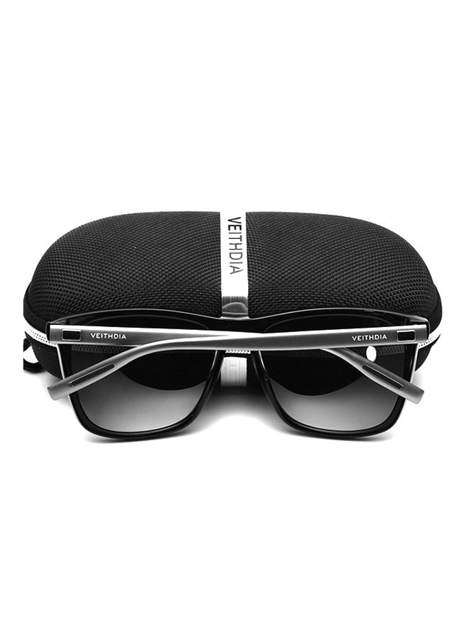 Veithdia - Full Rim Polarized Wayfarer Frame Sunglasses - Lens Size: 63 mm - Image 1