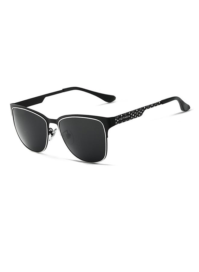 Women's Full Rim Polarized Square Frame Sunglasses - Lens Size: 57 mm - v1517812863/N13207146A_1