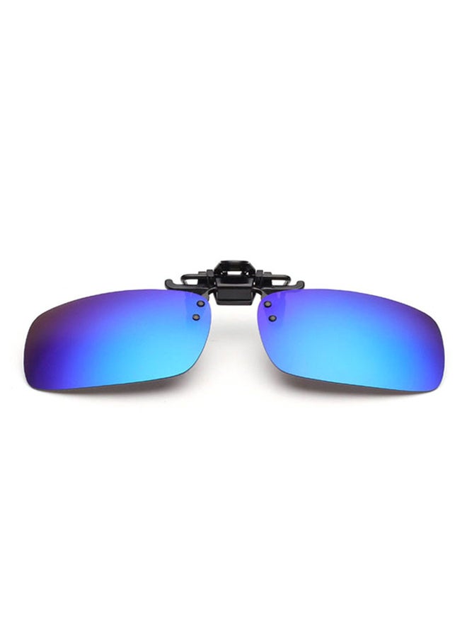 Aoron Men's Rimless UV400 Clip-on Sunglasses - Lens Size: 55 mm 