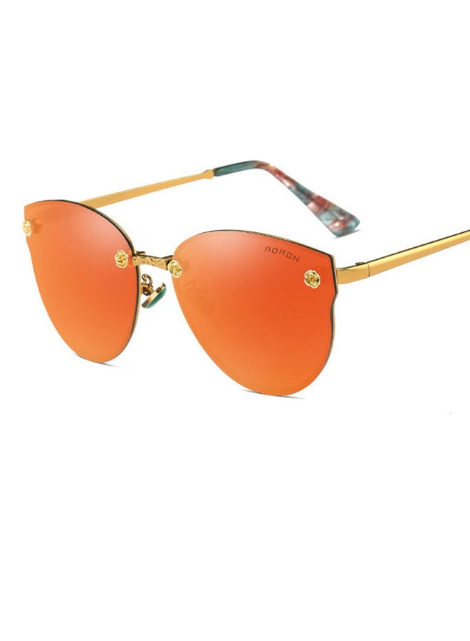 أورون نظارة شمسية بإطار كامل الحواف على شكل عين القط وعدسات مستقطبة