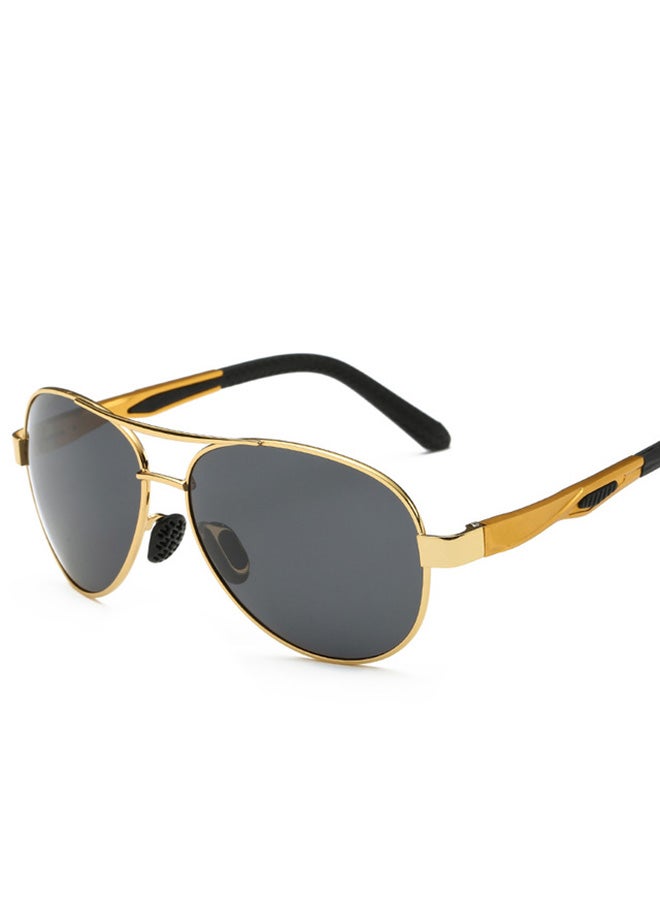 أورون نظارة شمسية بإطار آفياتور وعدسات مستقطبة - مقاس العدسة: 62 مم